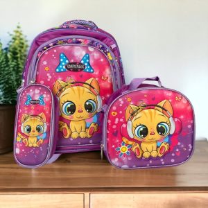 MOCHILA C/RDA SET 3 PZAS 16" DD165